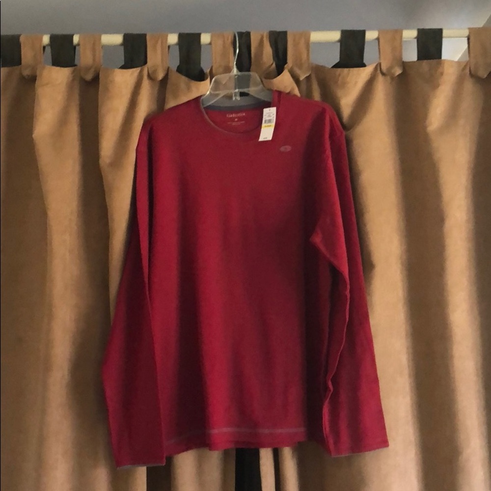 Brand new long sleeved red Van Heusen shirt